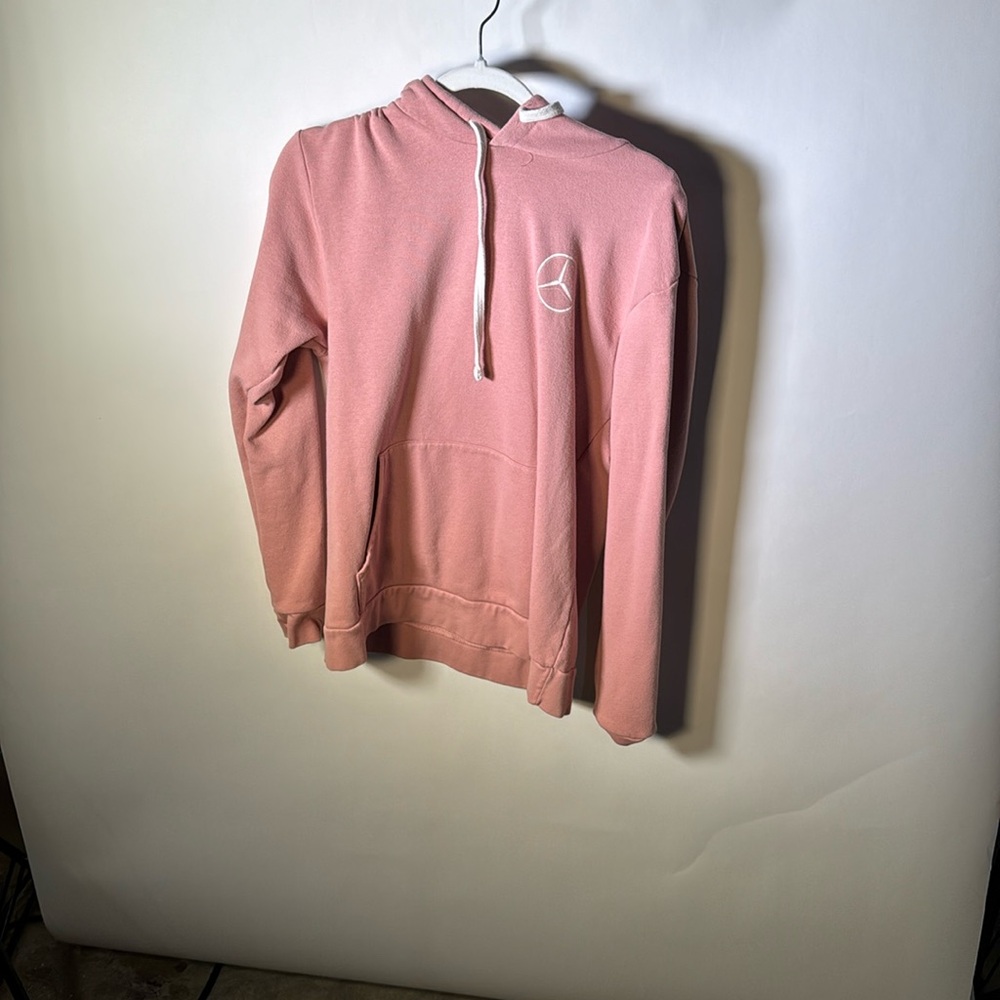 Pink Mercedes hoodie. Size medium